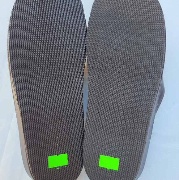 All leather dark brow slippers - Picture 4 of 4